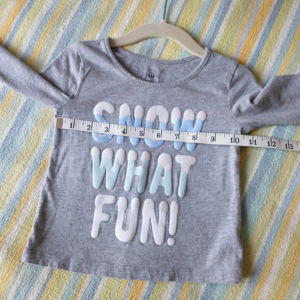🌟 Lot of 2 Toddler Girl GAP long sleeve tops 18-24m